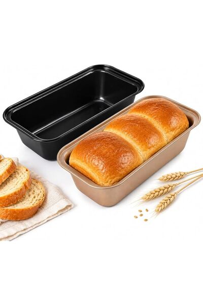 Generic 2PCS Loaf Pan for Baking Bread, Carbon Steel Non Stick Bakeware Set |...