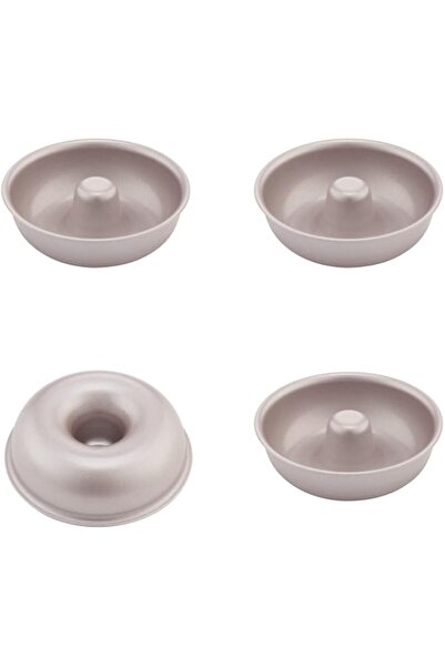 Generic CHEFMADE Mini Donut Cake Pan Set, 3-Inch 4Pcs Non-Stick Ring Doughnut...