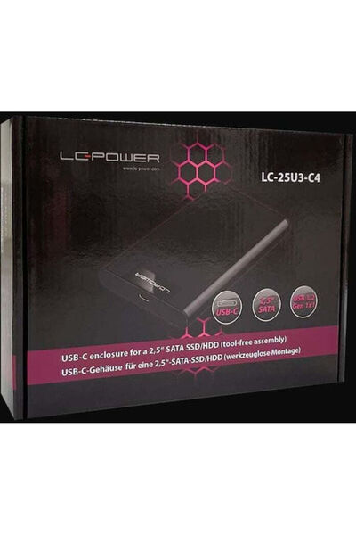 LC POWER Θήκη LC-Power για Σκληρό Δίσκο 2.5 " SATA III με σύνδεση SATA USB 3....