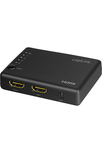 LogiLink 1x4 Θυρών 4K 30Hz Λεπτός Διαχωριστής HDMI HD0036