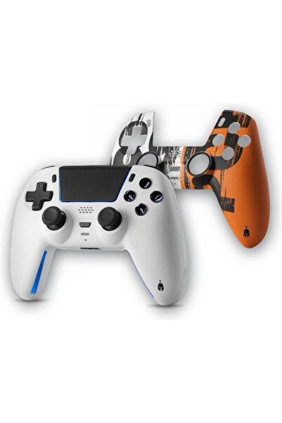 Spartan Gear Sarissa Wireless Gamepad for PC / PS4 / PS5 / Switch White + One...