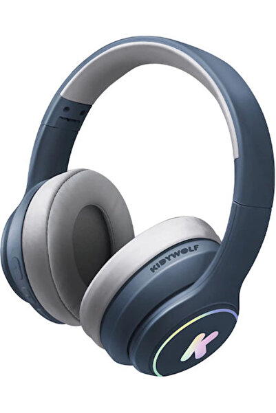 Kidywolf Ασύρματα Bluetooth Παιδικά Ακουστικά On-Ear Μπλε