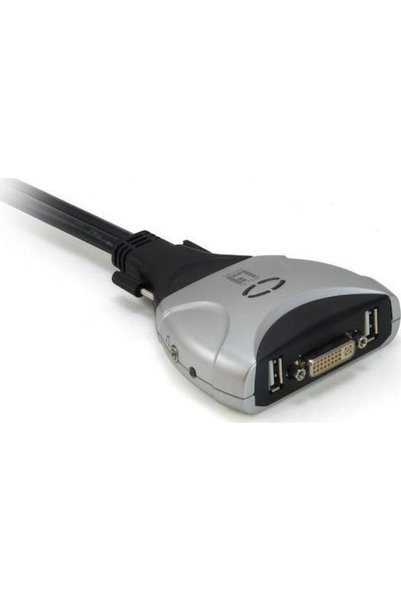 LEVEL ONE KVM-0260 Διακόπτης KVM και Δεδομένων με Ήχο DVI USB