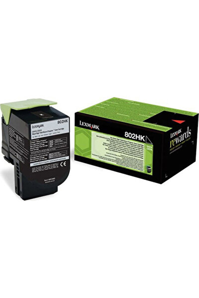 Lexmark 802HK Γνήσιο Τόνερ Εκτυπωτή Λέιζερ Μαύρο Υψηλής Απόδοσης Πρόγραμμα Επ...