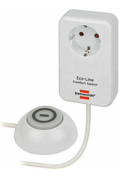 Brennenstuhl Πρίζα Ενιαία Line Comfort με Διακόπτη και Καλώδιο 5μ Κωδικός: 15...