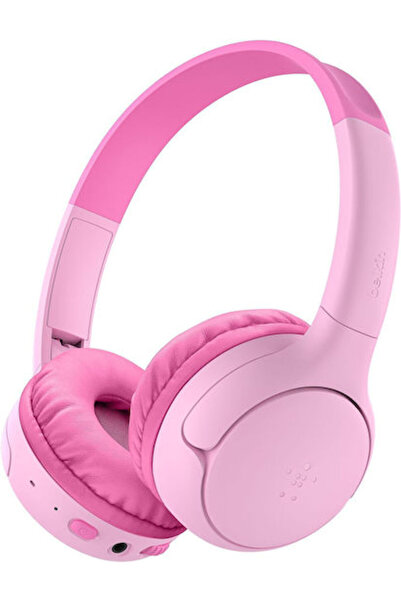Belkin Soundform Mini 2 Ασύρματα / Ενσύρματα Παιδικά Ακουστικά On-Ear Ροζ