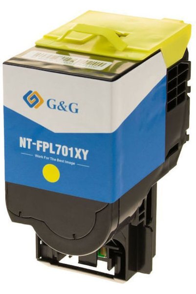 G&G Συμβατό τόνερ για εκτυπωτή λέιζερ Lexmark Κίτρινο