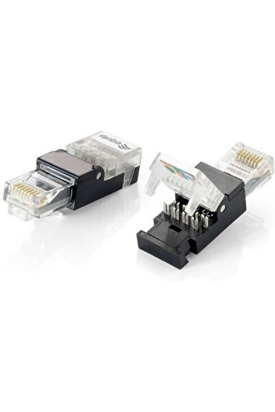 EQUIP Βύσμα RJ-45 2 τεμάχια Μαύρο (121163)