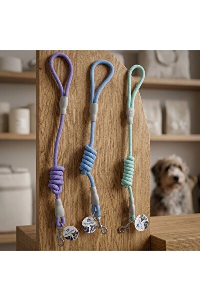 Lady Fify Ergonomic Mesh Type Wick Leash for Cat and Dog (10/12mm - 120cm)