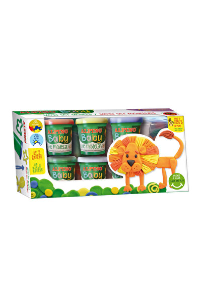 Alpıno Magic Plasticine Kit, 6 X 86Gr. + 16 Modeling Tools, Baby