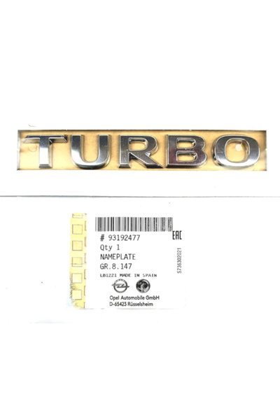 Opel Emblemă Turbo pentru mașină – siglă auto autocolantă Astra Corsa Zafira