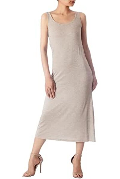 GENERAL iB-iP Women's Modal Cozy Crew Neck Sleeveless Long Full Slip