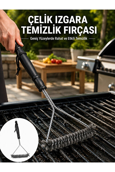 Generic Brand Long Handle Stainless Steel Grill Cleaning Brush New Generation