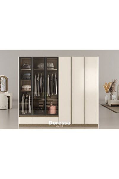 Doressa Living Nitra Reflekte Camlı Gardırop