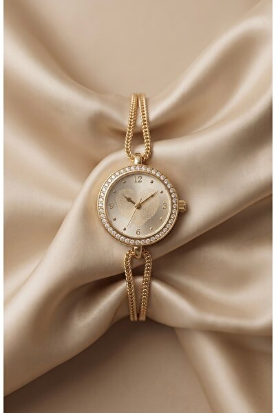 KLISHE Butik Women's Steel Watch Gold Color Vintage Old Money Luxury Classic ...