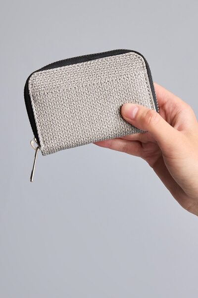 DeFacto Women's Textured Zippered Coin Purse H0616Axns