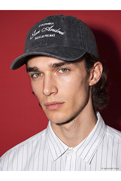 LC Waikiki Trendlucky Men's Cap with Letter Embroidery on the Back