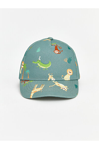 LC Waikiki Trendlucky Boys' Cap with Animal Print and Contrast