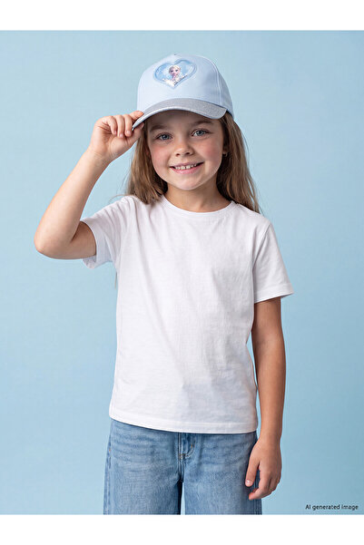 LC Waikiki Trendlucky Frozen Embroidered Girl's Cap Hat with Difference in Color