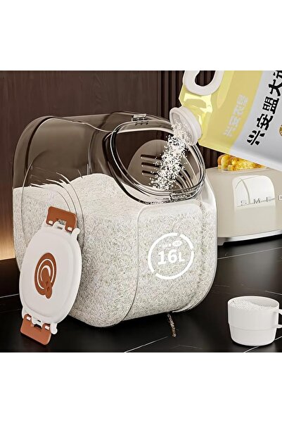 Vinnatsu Rice Storage Container,Household Rice Barrel,Food Flour Storage Bins...