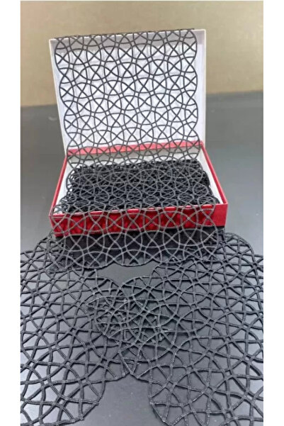 CB.B. TÜRK İŞİ HOME Krem Angles Model 5 Piece Lace Tablecloth Runner Set Styl...
