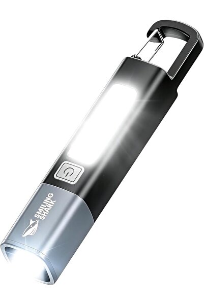 LinJie Rechargeable Portable Flashlights, Sidelight Handheld Flashlights USB ...