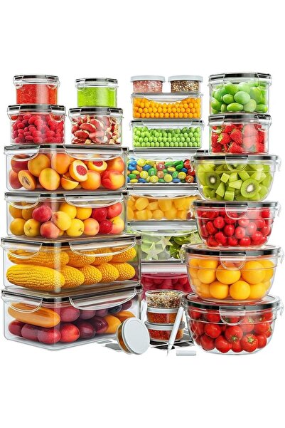 GENERAL 24-Pcs Food Storage Containers with Lids, Leakproof Meal-Prep Container