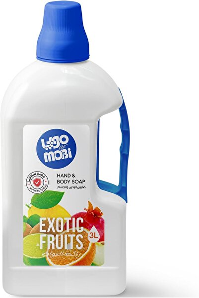 MOBI Liquid Hand Soap, Fruit Scent, 3 Liters