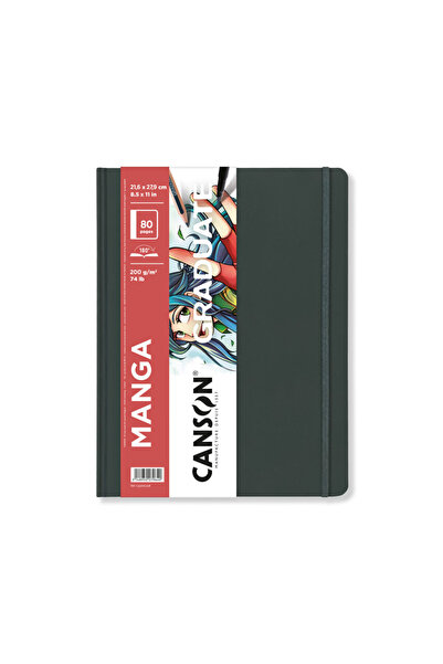 Canson Grd Mng Sert Kapak Çizim Defteri 200 Gram Dikey 21,6X27,9Cm 80 Sayfa