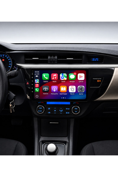 Navigold TOYOTA COROLLA 2014 9" 4GB RAM 64GB Hafıza Android Multimedia Carplay