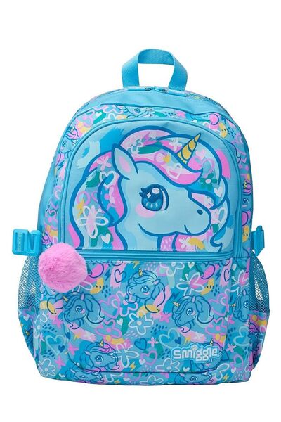 SMIGGLE Bright Eyes Classic Backpack Mint 457587