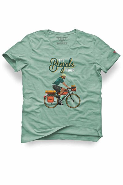 Tarrzzcom Unisex 100% Cotton Regular Fit Biker Printed T-Shirt - Bicycle Tour...
