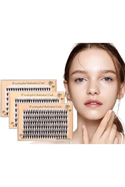 Aputue Individual Lashes Curl, 360pcs 3Pack Mixed Length 8-10-12mm, Faux Mink...