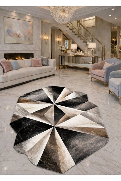 Rugs Modern Halı Sdt Mixed Patterned Modern Woven Base Decorative Carpet Sdta...