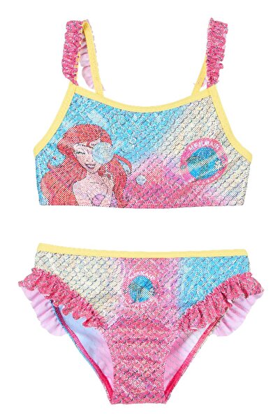 Sun City Fashion Group Σετ μαγιό μπικίνι κορίτσι "Disney Ariel " κίτρινο