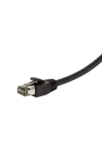 LogiLink Cablu patch S/FTP Cat8.1, LSZH, cupru, 15 m, negru, AWG26, dublu ecr...