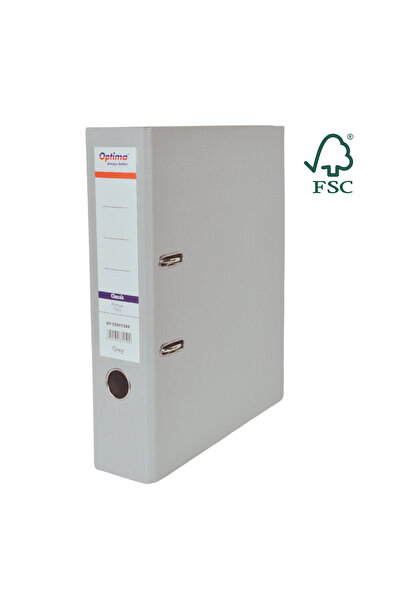 Optima Biblioraft A4, Plastifiat Pp/Paper, Margine Metalica, 75 Mm, Classic -...