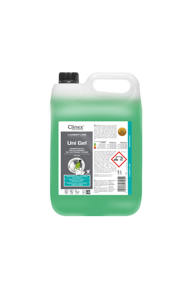 Clinex Laundry Line Solid Color, 5 Liters, Gel Laundry Detergent, Multicolor