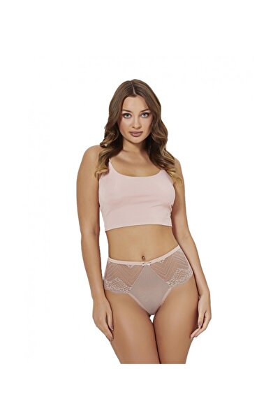 VELVET TOUCH ΓΥΝΑΙΚΕΙΟ ΣΤΡΙΝΓΚ ΠΑΝΤΕΛΟΝΙ ΠΟΥΔΡΑ ΜΕ ΔΑΝΤΕΛΑ 3989POU, Χρώμα πού...