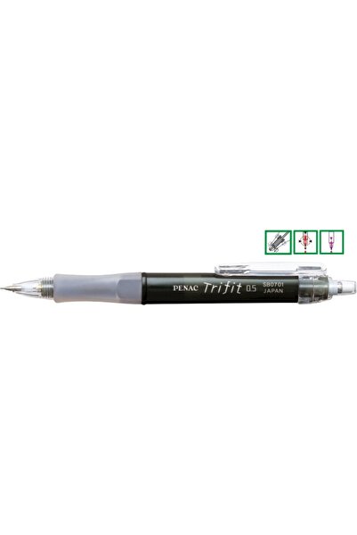 PENAC Mechanická tužka s gumovým úchopem, 0,5 mm, kovový hrot, Trifit Jewel -...