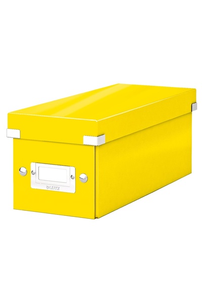 Leitz Úložný box Wow Click & Store, laminovaný karton, skládací, s víkem, 14x...