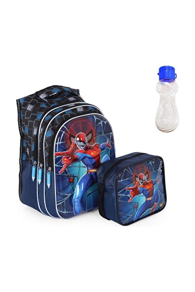 Mashotrend Super Character Printed 3-Compartment Orthopedic School Bag - Prim...