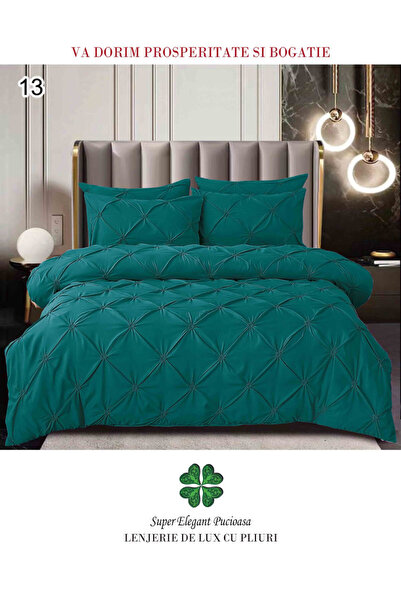 Super Elegant Pucioasa Duvet Cover Set 6 Pieces, Fine Cotton , Double Bed, 2 ...