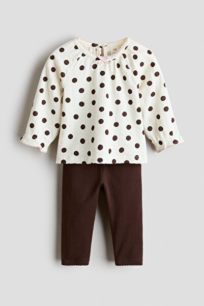 H&M 2 Parçalı Pamuklu Set