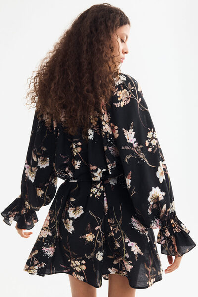 H&M Kuşaklı Tunik Elbise