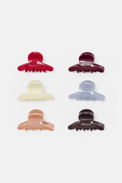 Pull & Bear 6'lı mini toka seti