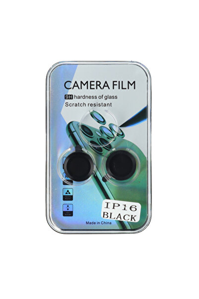 SEP Protectie sticla metal camera foto Apple iPhone 16 Negru