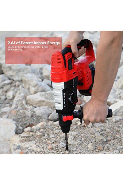 Choice Bare Tool Mi.lwaukee Rotary Hammer Drill For Mi.lwaukee M18 2.6J Hamme...