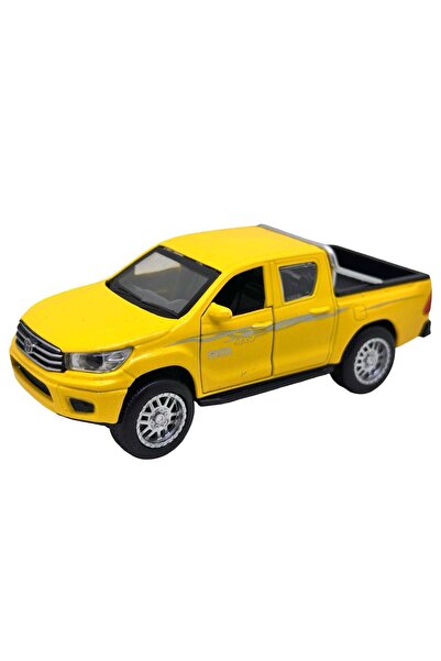 JPT Toyota Pickup 4x4 Yellow Pull-Back Model Car