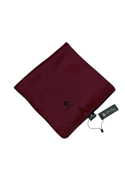 Silk Home Običan sjajni šal - Novi burgundijski